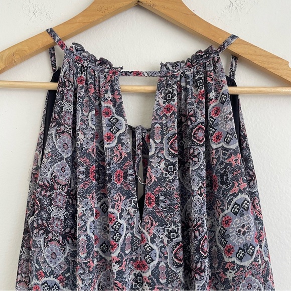 Anthropologie Drew Naomi Tiered Maxi Dress Boho Floral Chiffon XS - Picture 10 of 11